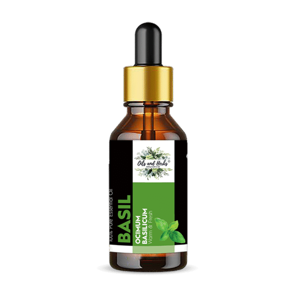 natural basil essential oil – 100% pure & therapeutic grade