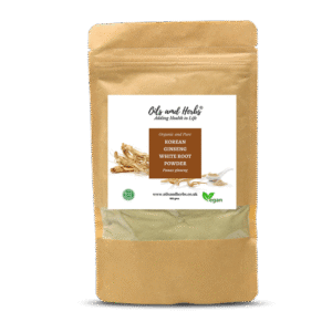 organic korean ginseng root powder panax ginseng 100% pure and natural