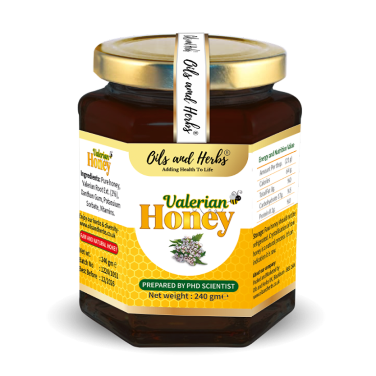 valerian honey – 100% natural & raw