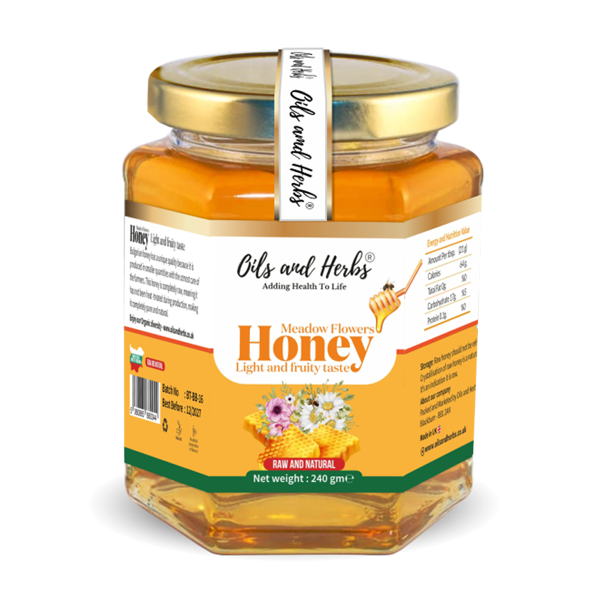 Bulgarian Meadows Honey - 100% Raw and Organic