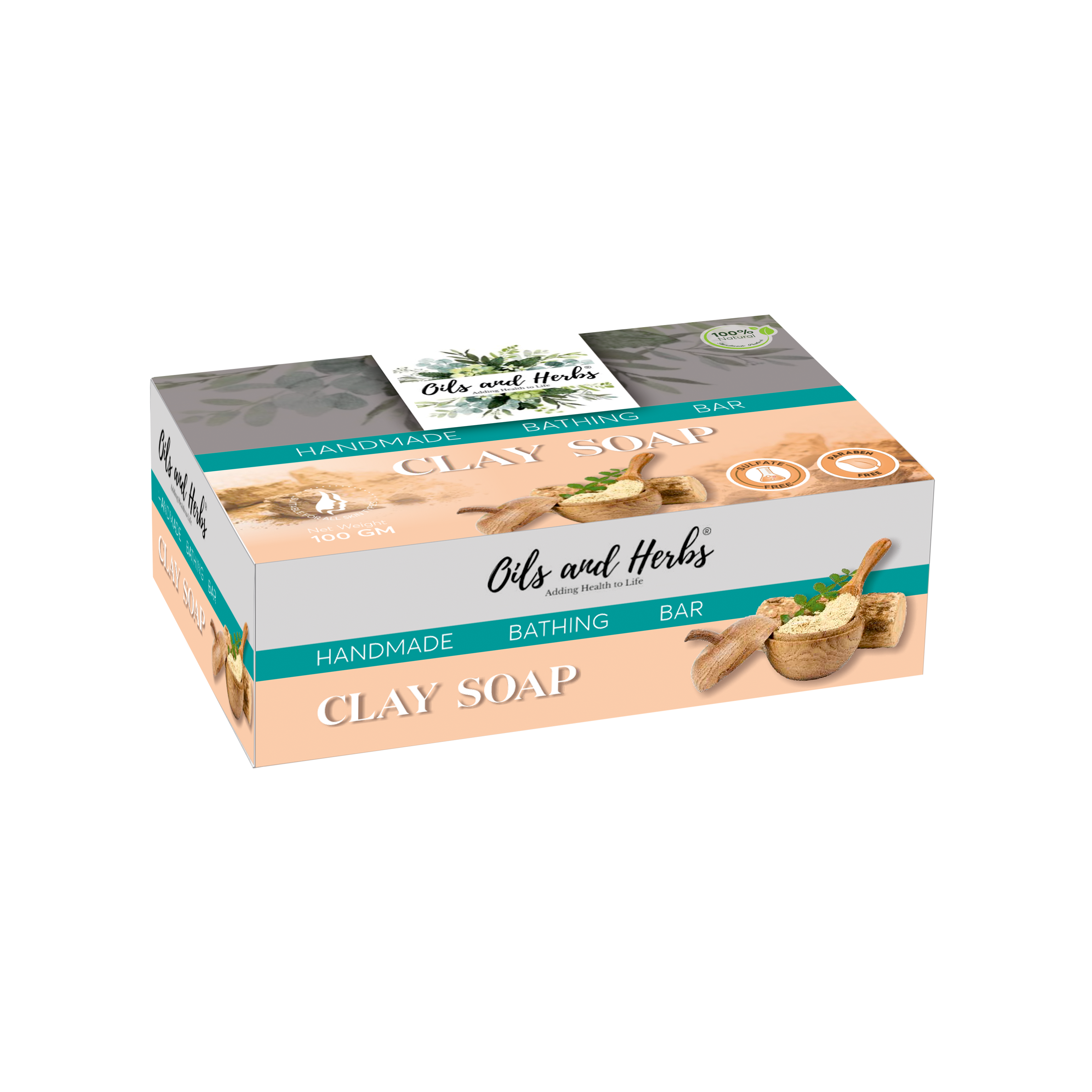 Clay Soap Handmade by Herbalist