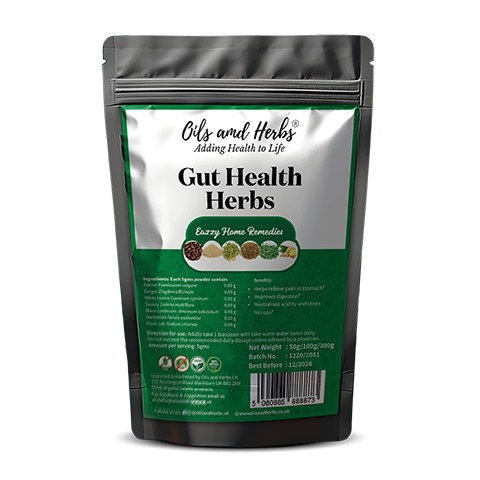 Gut Health Herbs for Bloating, Gas Relief & Gut Health