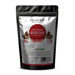 High Strength Arjuna Chaal Capsules 1000mg Terminalia arjuna