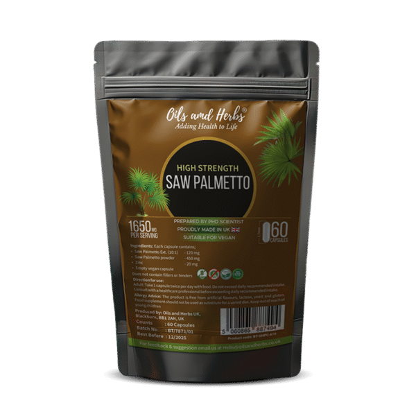 High Strength Saw Palmetto Capsules- 3300mg