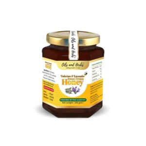 valerian & lavender mixed honey – natural tranquility in a jar
