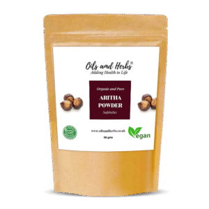 Organic Aritha Powder - Sapindus -100% Pure, Clean & Natural