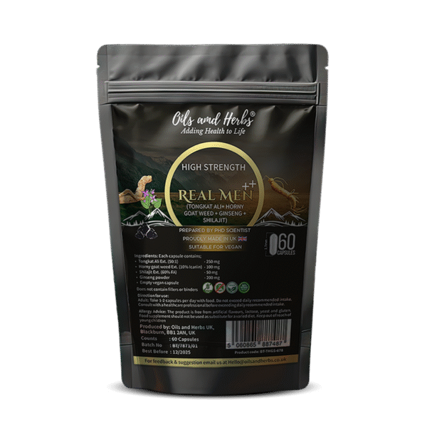 Real Men Plus – Ginseng with Shilajit and Other Blends