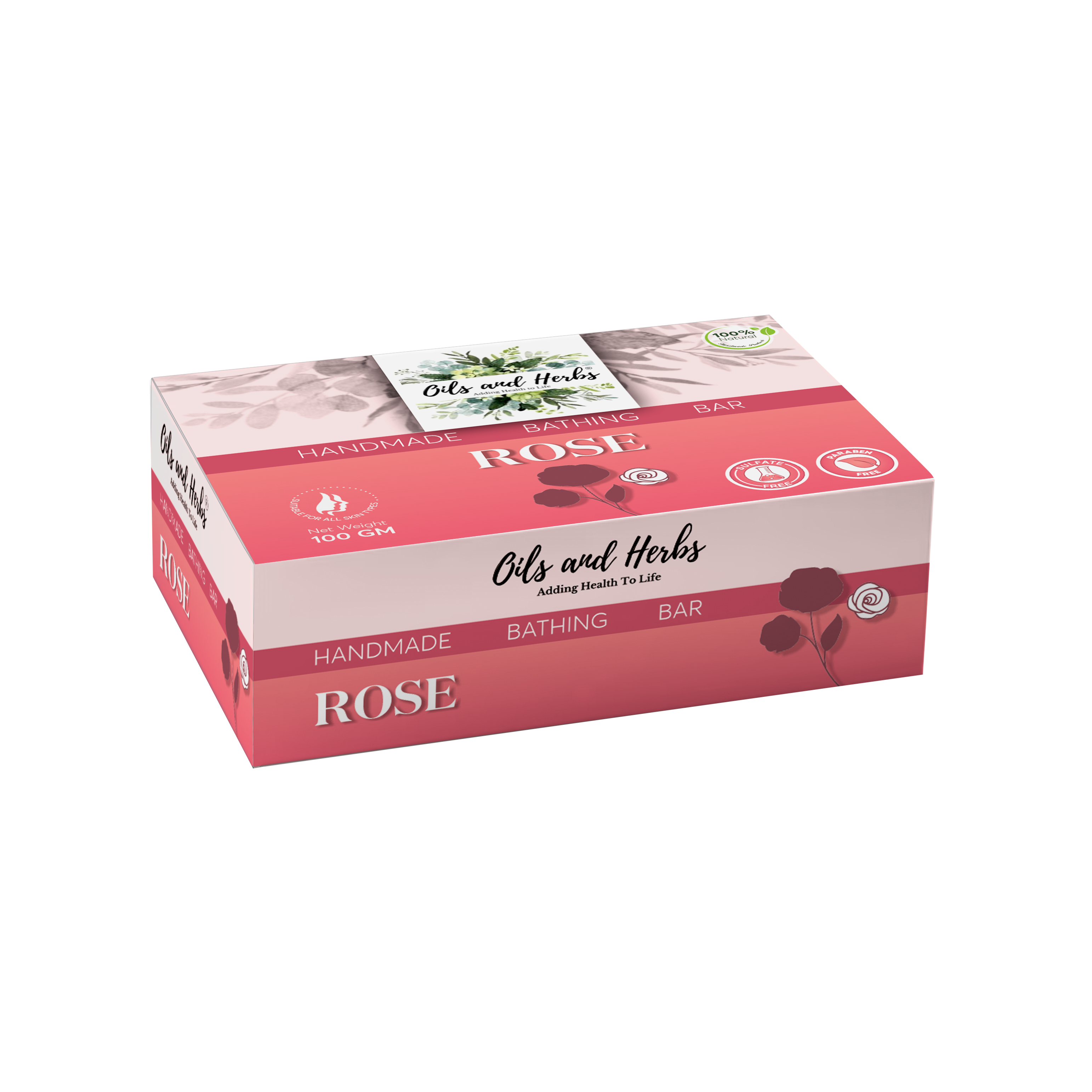 Rose Soap Handmade by Herbalist