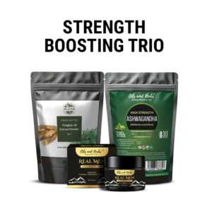 Strength Boosting Trio- Shilajit with Ashwagandha & Ton gat Ali